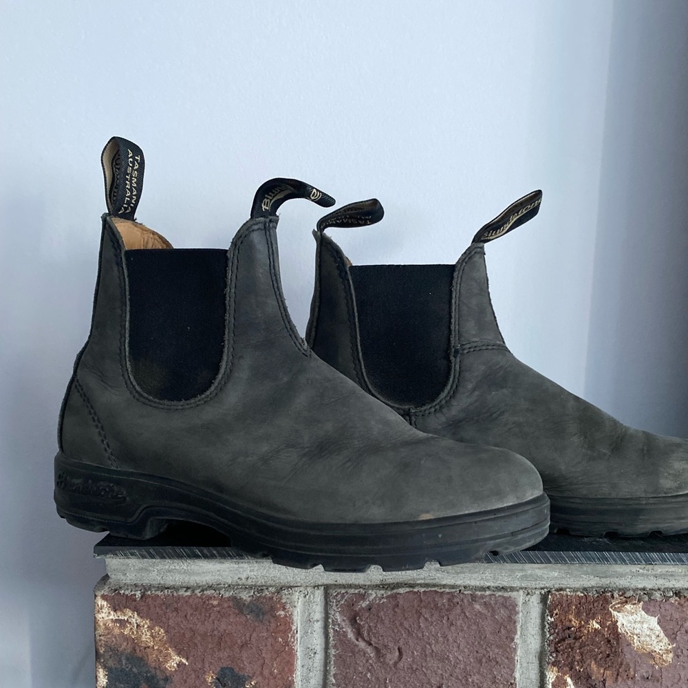 Grey Blundstones Size 6 US